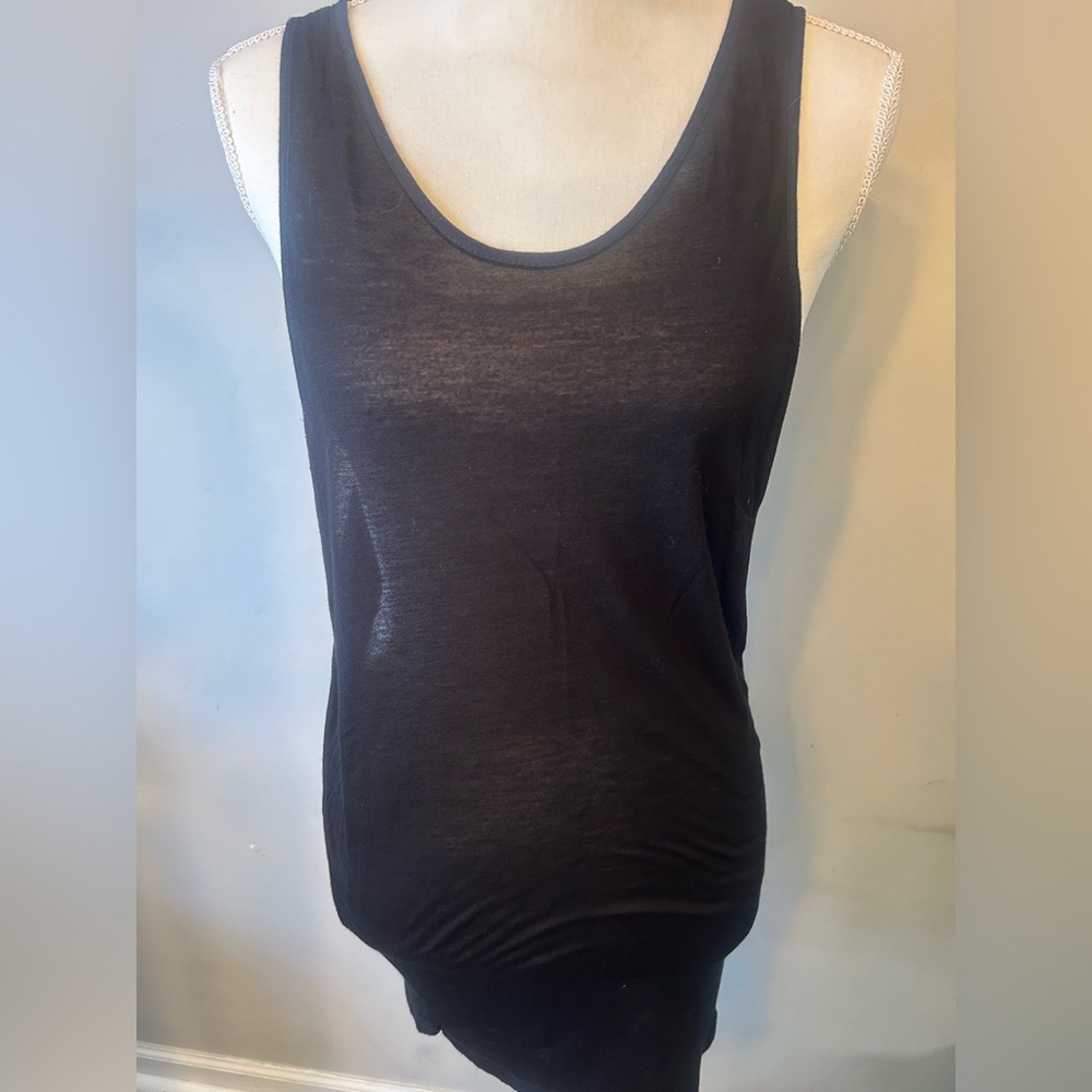 Alternative Black Sheer Tank Top